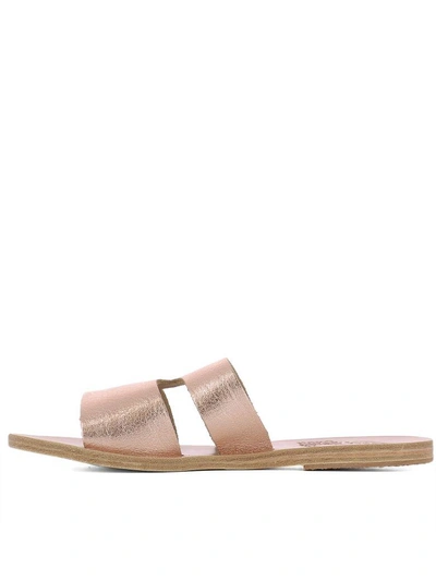 Shop Ancient Greek Sandals Pink Leather Sandals