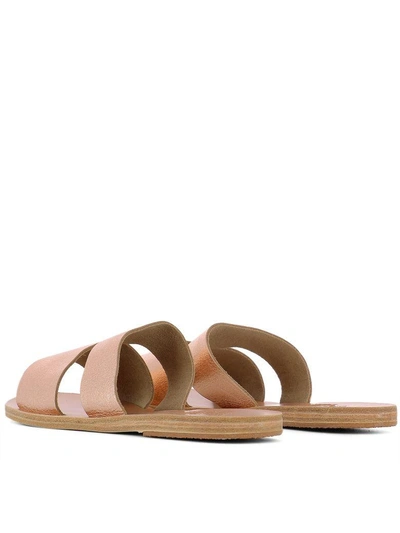 Shop Ancient Greek Sandals Pink Leather Sandals