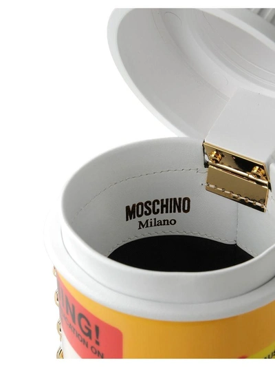 Moschino Runway Orange & White Pill Bottle Crossbody, myGemma