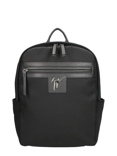 Shop Giuseppe Zanotti Randy Black Backpack