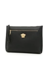 VERSACE Leather Clutch,DL26138DGOV2D41OH