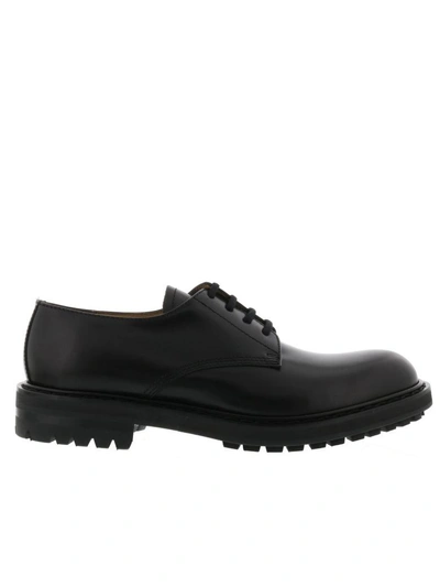 Shop Alexander Mcqueen Laced Up Shoes In Black