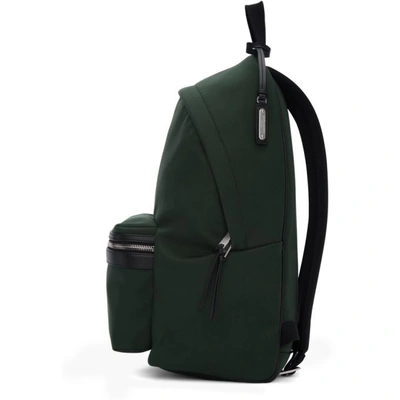 Shop Saint Laurent Green City Backpack In 3082 Green