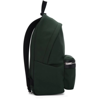 Shop Saint Laurent Green City Backpack In 3082 Green