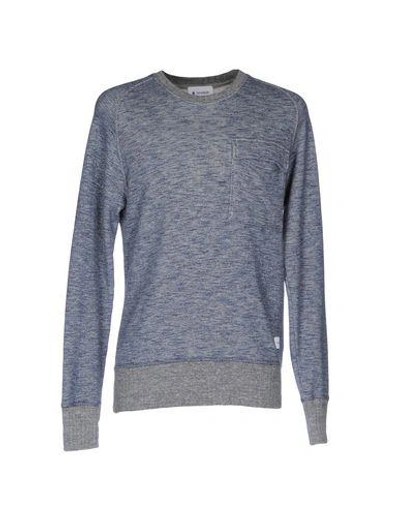 Shop Dondup Sweatshirts In Slate Blue