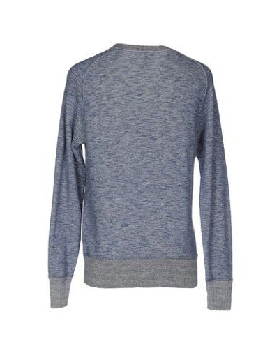 Shop Dondup Sweatshirts In Slate Blue