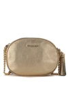 MICHAEL KORS Michael Kors Ginny Bag In Golden Leather,30S7MGNM2KPALEGOLD
