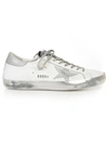 GOLDEN GOOSE SNEAKERS,GCOMS590.E36E36SPARKLEWHITESILVERSTAR