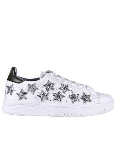 Shop Chiara Ferragni Sneakers Shoes Women  In White