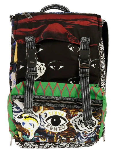 Shop Kenzo Multi Icon Backpack In Multicolor