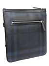 BURBERRY Burberry Checked Shoulder Bag,3996224NAVY/BLACK