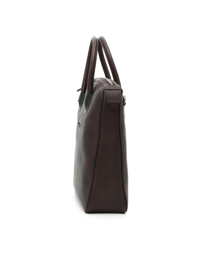 Shop Ferragamo Icaro Bag In Marronemarrone