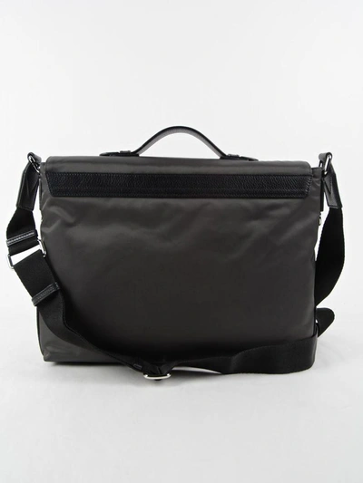 Shop Dolce & Gabbana Flap Messenger Bag In Black