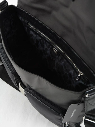 Shop Dolce & Gabbana Flap Messenger Bag In Black