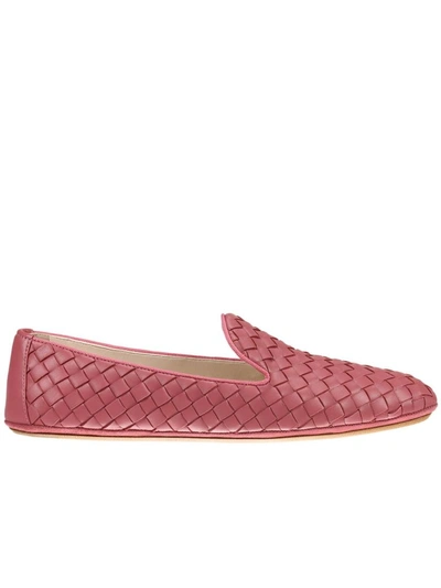 Shop Bottega Veneta Ballet Flats Shoes Woman  In Pink