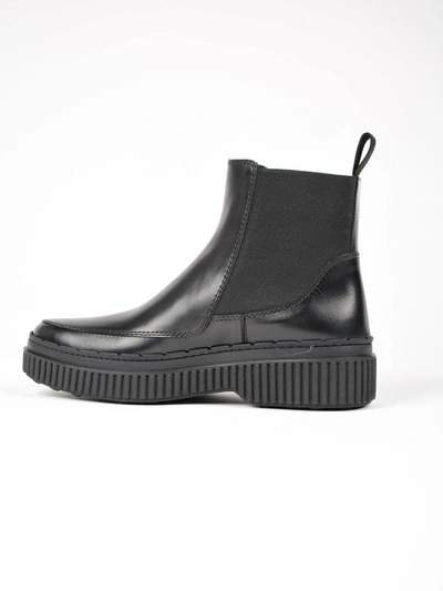 Shop Tod's Gomma Tronchetto Elast Ankle Boots In Black