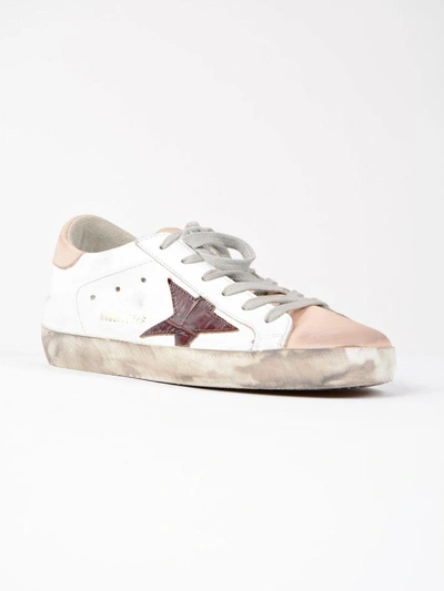 Shop Golden Goose Superstar Sneakers In White