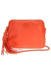 TORY BURCH Orange Leather Taylor Camera Bag,36994897