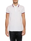 SAINT LAURENT Piquet Cotton Polo Shirt,343675Y2TD19010