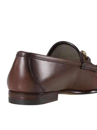 Shop Gucci Loafers Shoes Men  In Brown