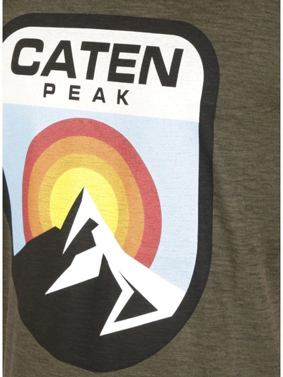 Shop Dsquared2 Mountain Peak Print T-shirt In Grigio