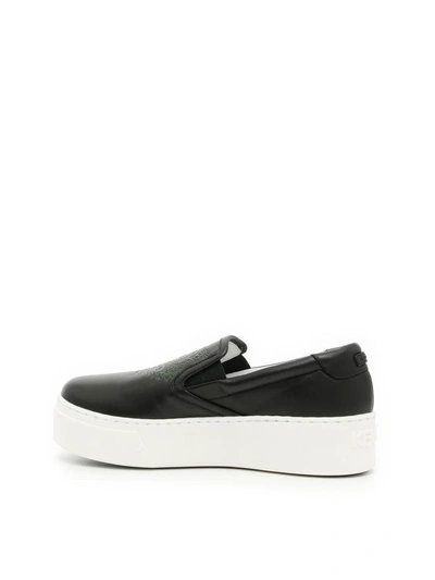 Shop Kenzo Tiger Sneakers In Noir|bianco