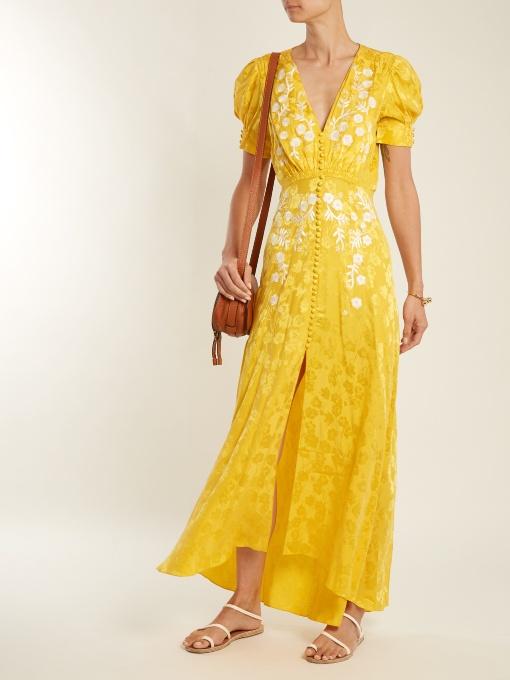 saloni yellow dress