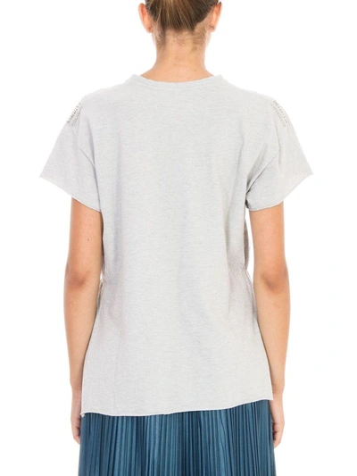 Shop Golden Goose Ven Cotton T-shirt In Grey