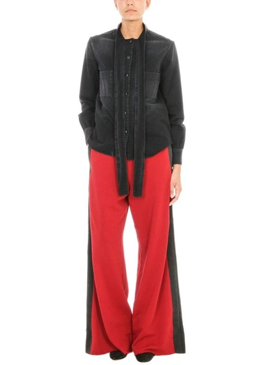 Shop Golden Goose Sophie Cotton Sweatshirt Pants In Bordeaux