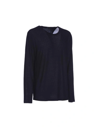 Shop Alexander Wang T T By Alexander Wang Long Sleeve T-shirt In Black