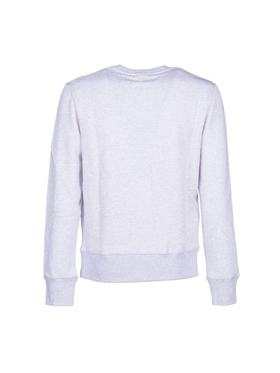 Shop Ami Alexandre Mattiussi Coucou Paris Print Sweatshirt In Grey
