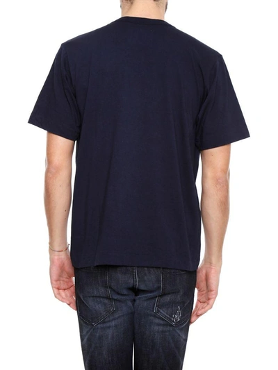 Shop Sacai Classic T-shirt In Navy|blu