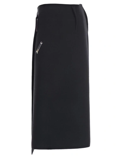Shop Celine Skirt In Black