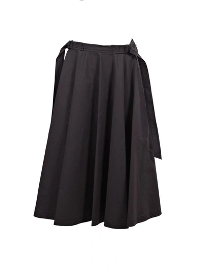 Bottega Veneta Maxi Skirt In Black