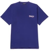 Balenciaga Political Logo Cotton Jersey T-shirt