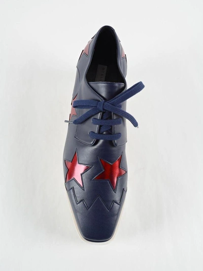 Shop Stella Mccartney Elyse Stars In Blue Navy-ruby-black