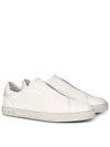 TOD'S HAMMERED LEATHER SLIP-ONS,XXM0XY0T200NLK B001