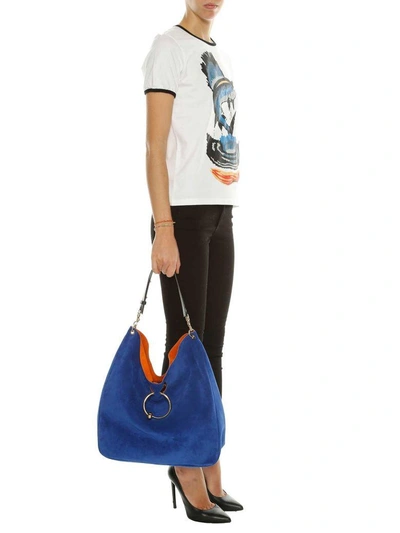 Shop Jw Anderson J.w. Anderson Pierce Obo Shopping Bag In Royal Blue