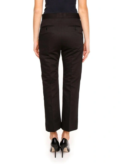 Shop Marni Cropped Trousers In Black|nero