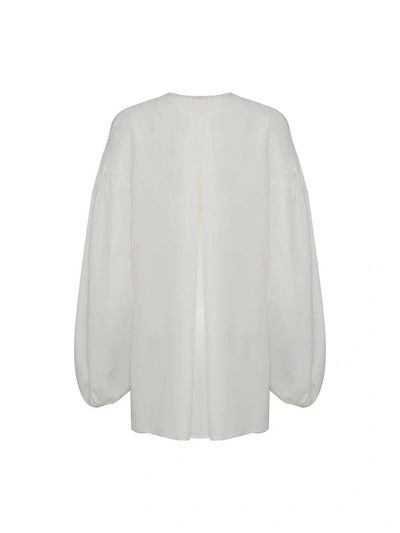 Shop Magda Butrym Brest Blouse In Cream