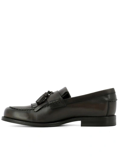 Shop Tod's Brown Leather Loafers