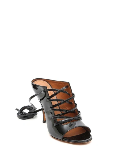 Shop Givenchy Lace-up Heeled Sandals In Black