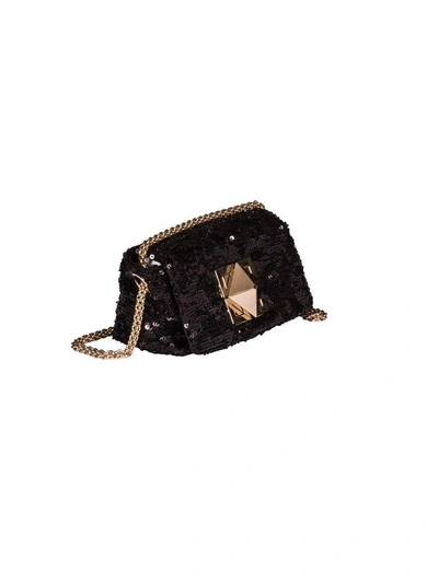 Shop Sonia Rykiel Le Copain Shoulder Bag In Black
