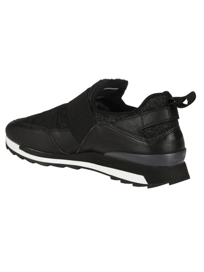 Shop Hogan Rebel R261 Slip-on Sneakers In Black