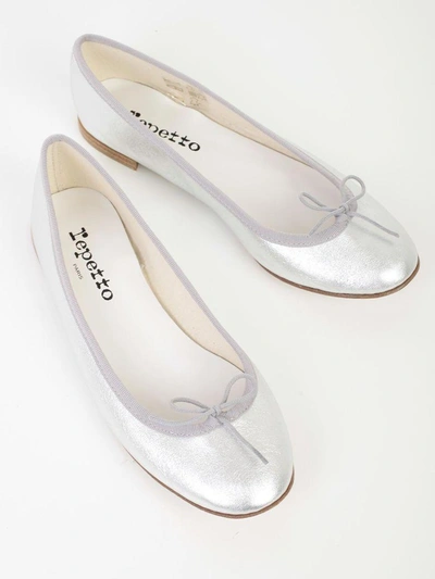 Shop Repetto Flat Shoes In Metallic