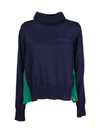 SACAI Sacai Bandana Pattern Pullover,1703296NAVYXGREEN943