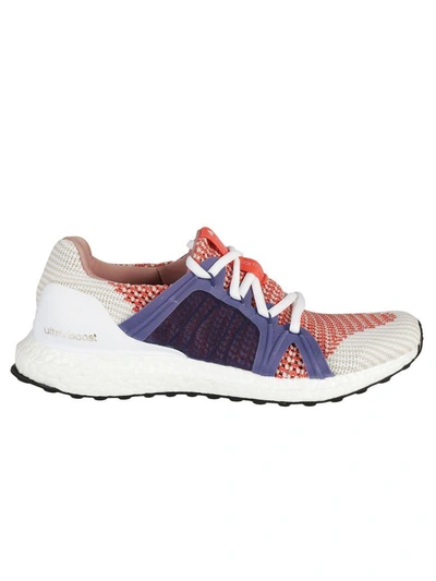 Adidas By Stella Mccartney Ultra Boost Sneakers In White/orange/violet