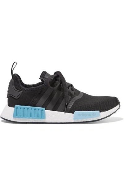 Shop Adidas Originals Nmd R1 Rubber-paneled Primeknit Sneakers