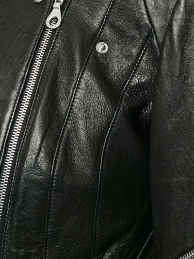 Shop Kitx Biker Jacket In Black