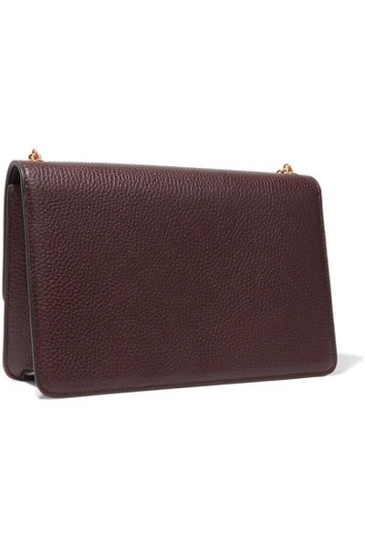 Shop Mulberry Darley Textured-leather Shoulder Bag